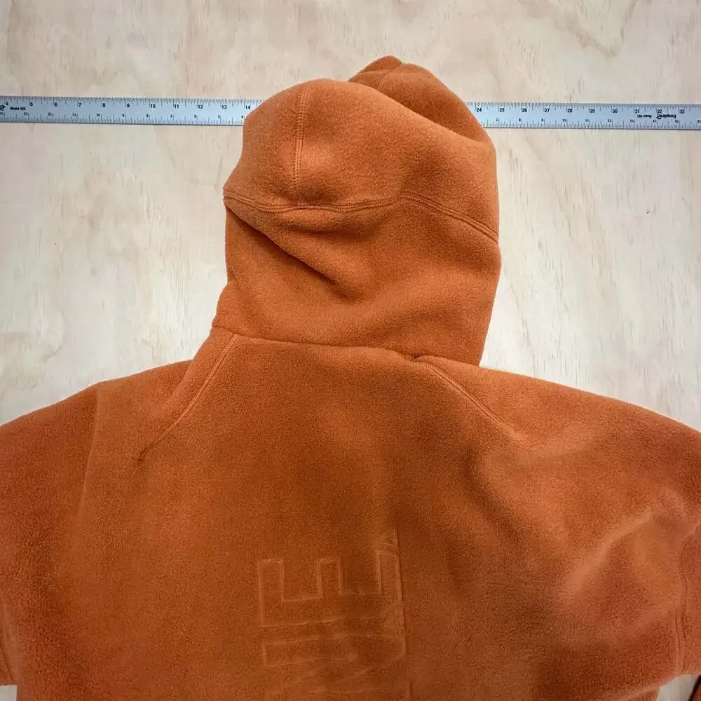 Adidas Z.N.E. Full-Zip Orange Fleece Hoodie Jacket XL